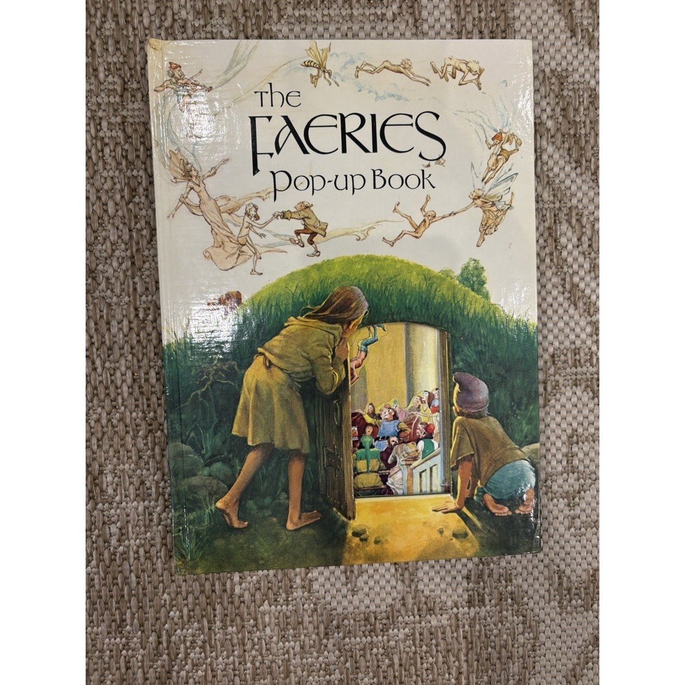 Vintage 1980s The Faeries Pop-Up Book Brian Froud Alan Lee Abrams publishing